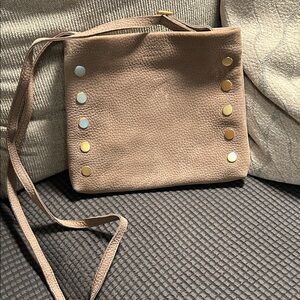 Hammitt Tan Crossbody Bag with Gold Accents
